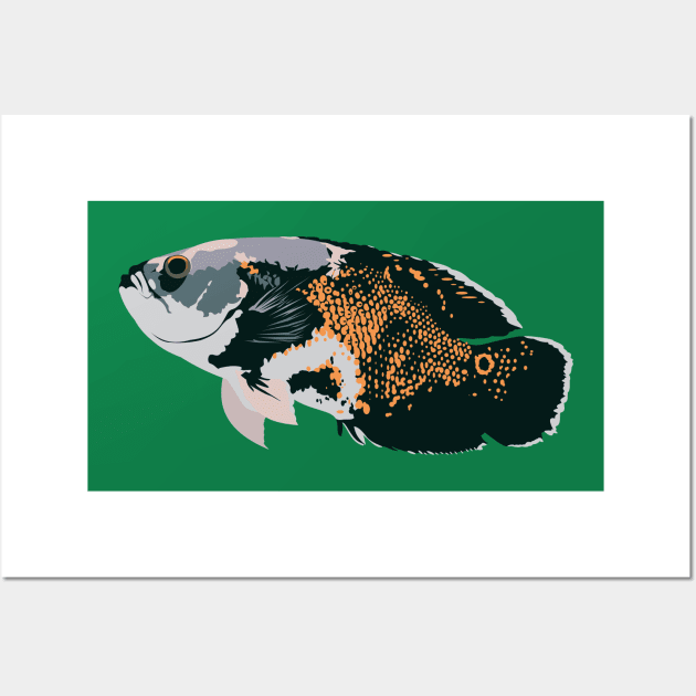 Oscar Fish Wall Art by stargatedalek